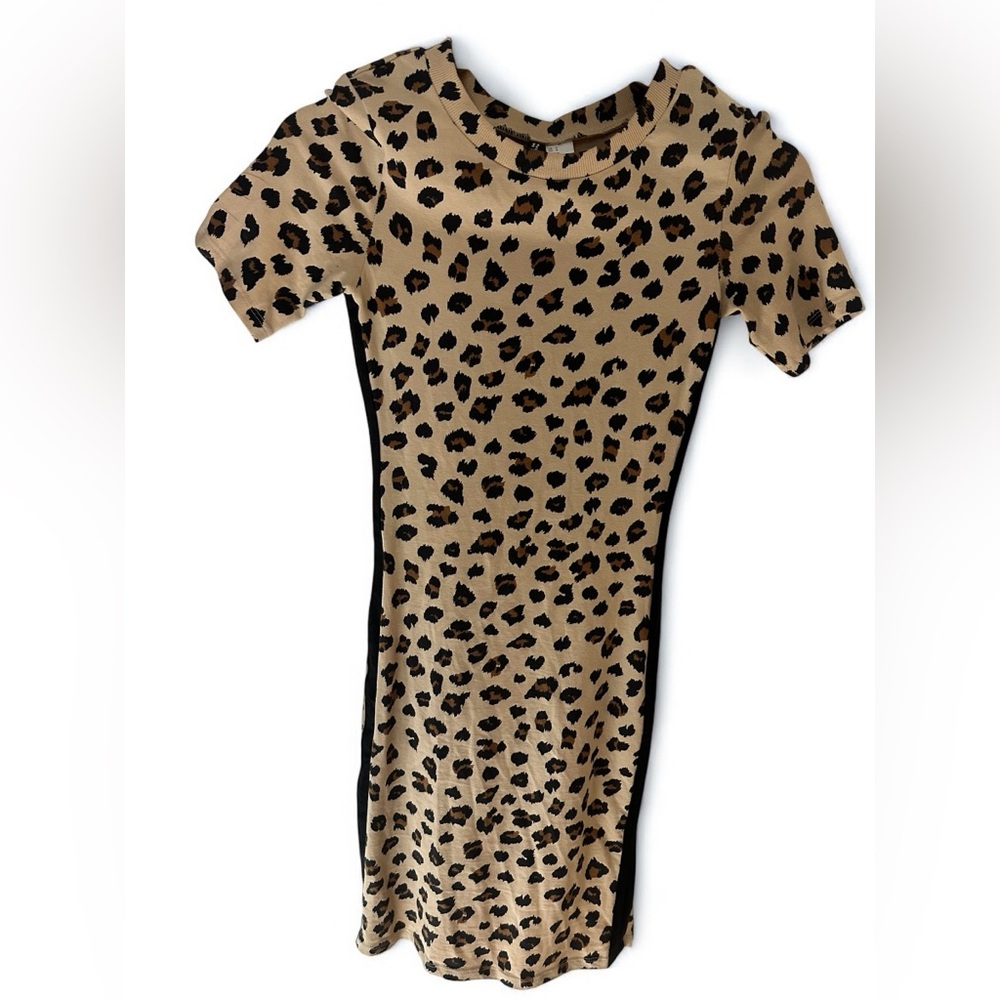 H&M Animal Print Bodycon Dress